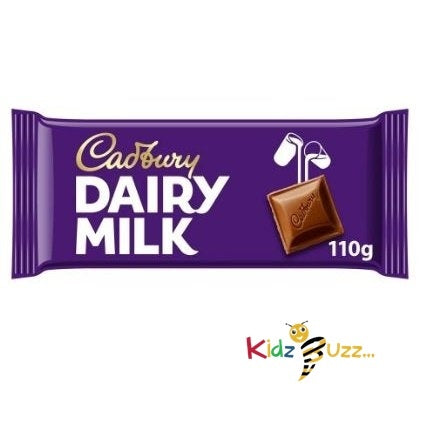 Cadbury Dairy Milk Chocolate Bar 110g Pack of 3