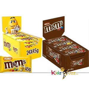 M&M's Peanut & Milk Chocolate Bulk Box (24 X 45 g) Christmas Gifts