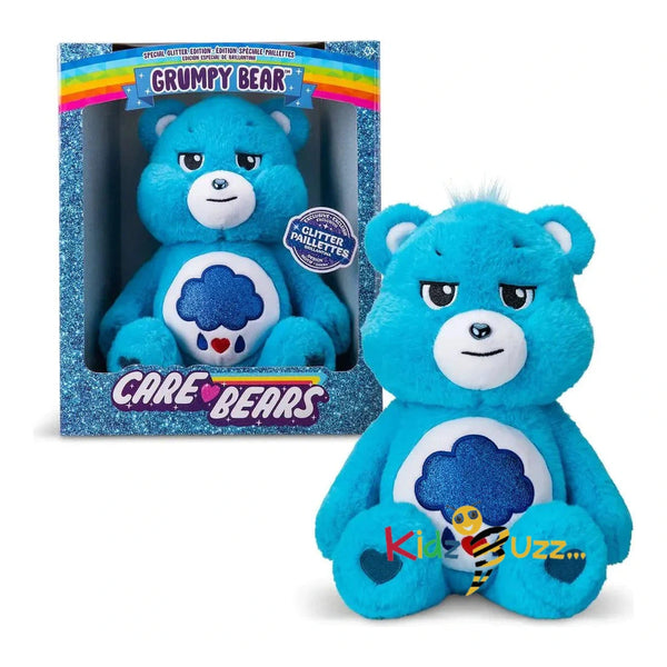 Care Bear Glitter Grumpy Bear For Kids- Classic Soft Toy