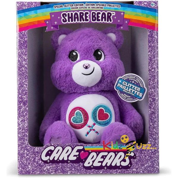 Care Bear Glitter Share Bear Soft Toy For Kids
