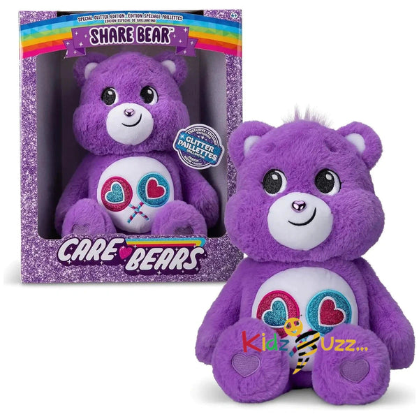 Care Bear Glitter Share Bear Soft Toy For Kids