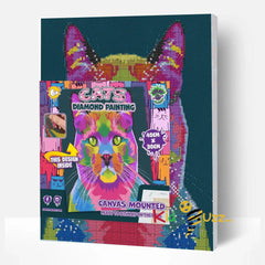 Cat Diamond Painting 30 x 40cm