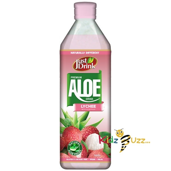 Just Drink Aloe Lychee 500ml (Pack of 12) - kidzbuzzz