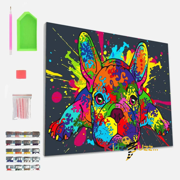 French Buildog Diamond Painting