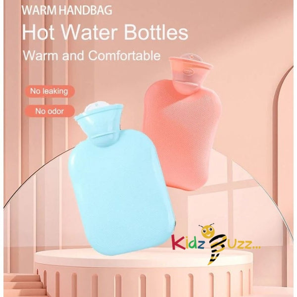 Brand New PVC Hot Water Bottles 1000ml Pink Or Sky Blue