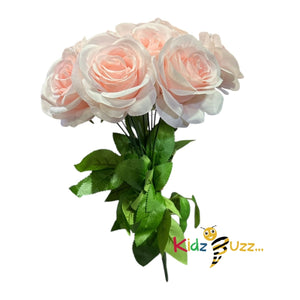 Rose Artificial Flowers Bouquet Christmas Wedding Home Party Decor
