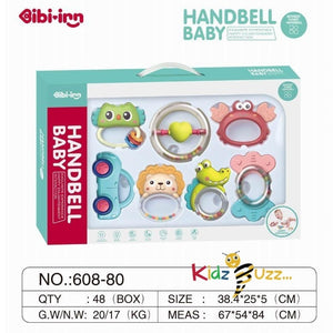 Premium Handbell Baby Rattle 7 PcsSet