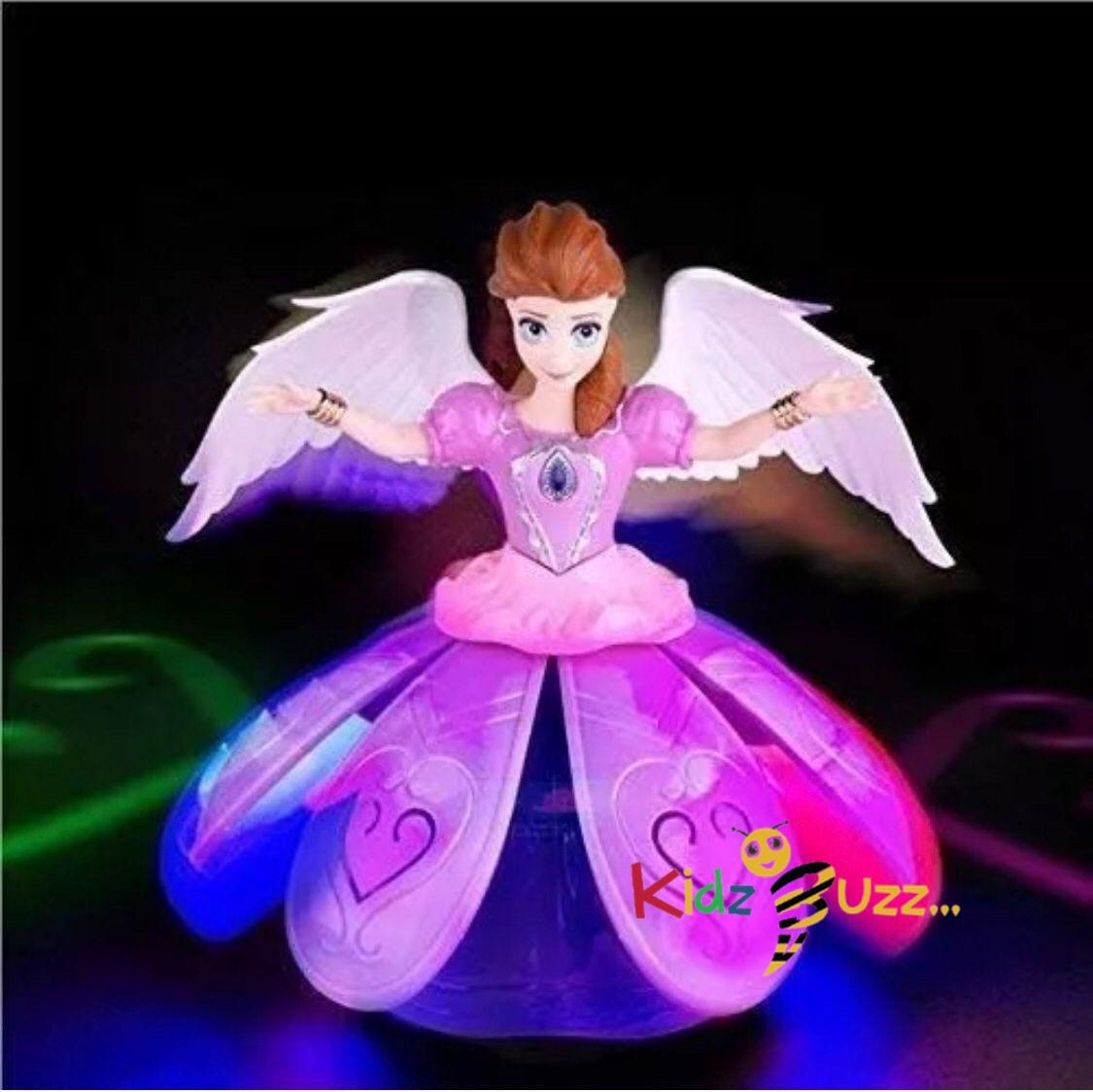 Snow Dancing Princess Doll Toy Spinning, Singing Flashing