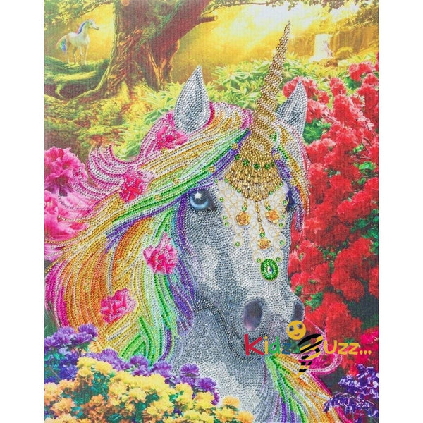 Unicorn Forest 40 x 50cm Large Crystal Art Kit,