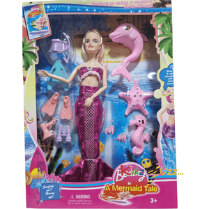 Beautyful Mermaid Doll Playset Toy with Accessories Gift For Girls