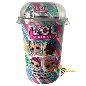 6 X LOL Surprise Tutti Frutti Cotton Candy Floss Sugar With Natural Flavour