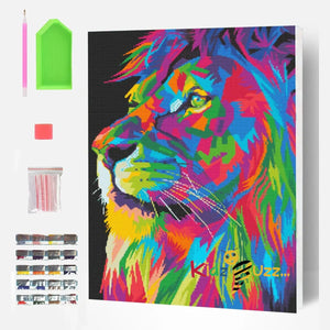 Lion Diamond Painting 30 x 40cm