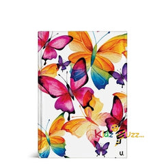 A5 Beautiful Butterflies Hardback Notebook Pack of 3