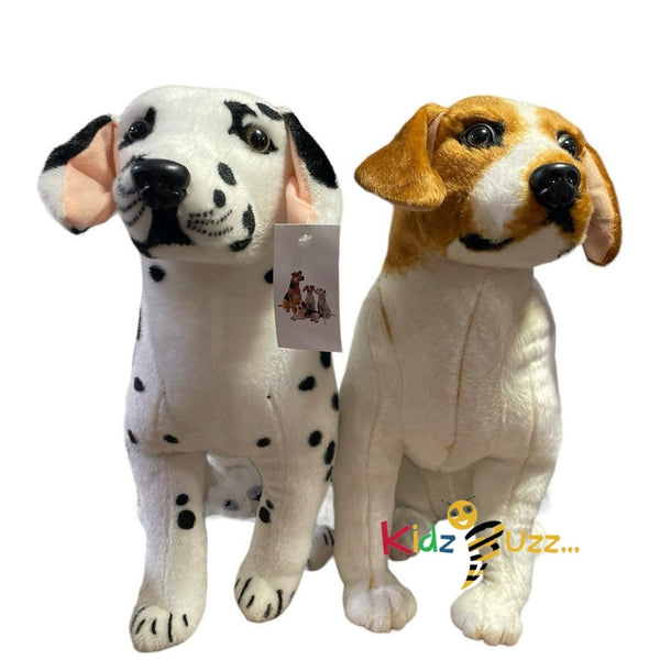 Soft Plush Dog Toy -Soft Cuddly, Seated Stuff Pet Animal