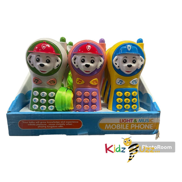 Paw Patrol Music And Light Mobile Phone Toy For Kids - kidzbuzzz