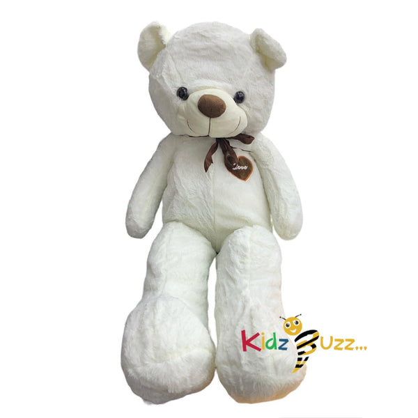100cm White Teddy Bear - Soft And Cuddly Plush Toy