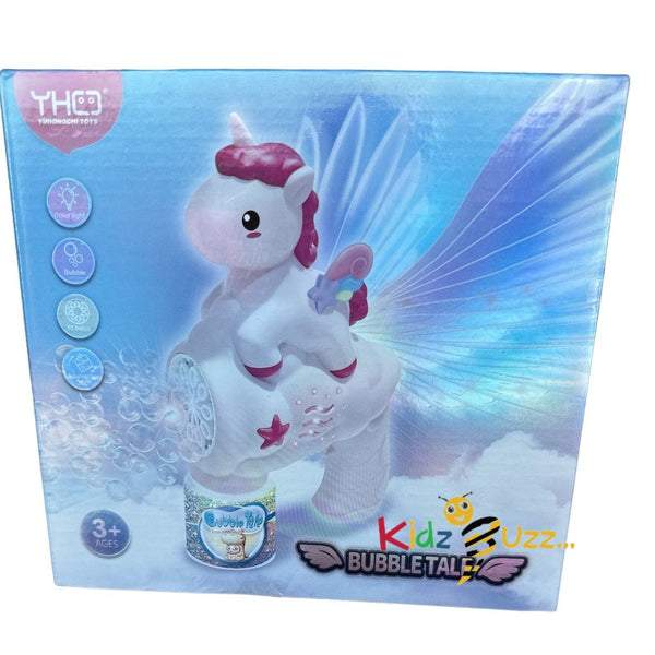 Unicorn bubble Tale Gun Toy For Kids