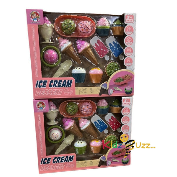 Ice Cream Dessert set - Pretend Play Set For Kids