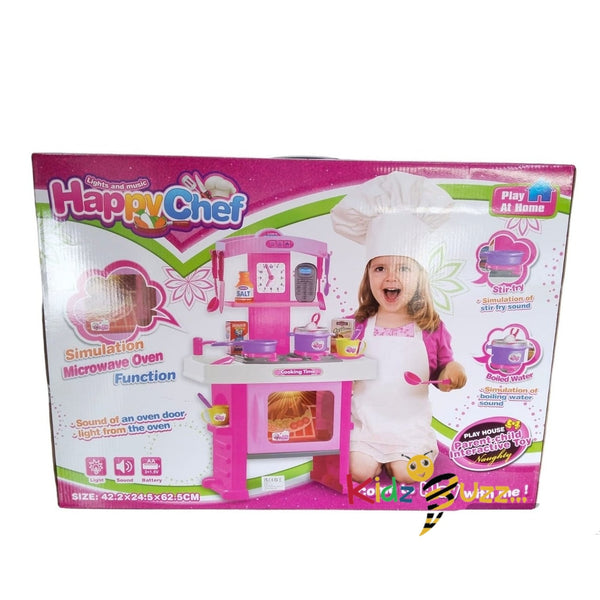 Happy Chef Simulation Microwave Oven Function Play Set