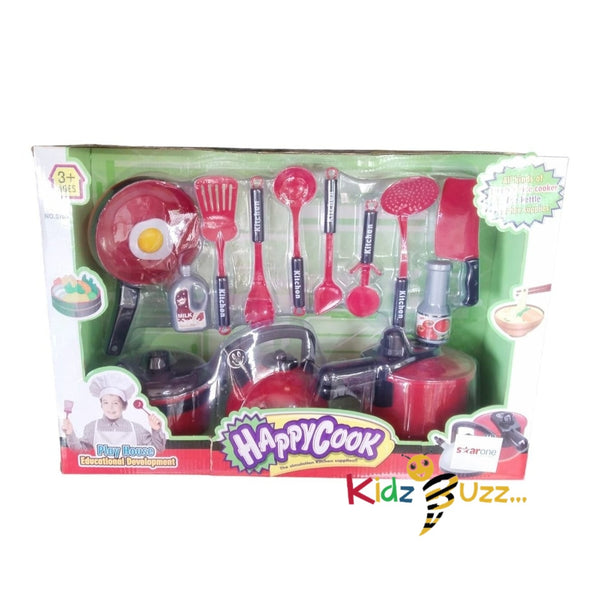 Happy Cook Kitchen Play Set For Kids- Educational Toy