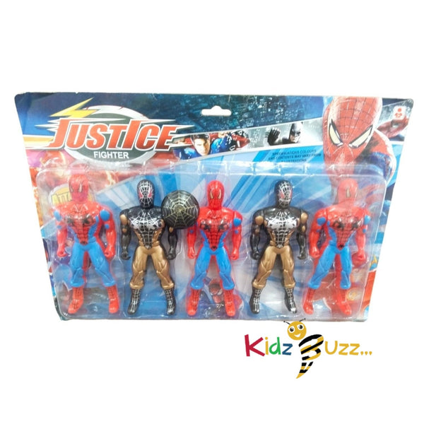 Action Justice Super Heroes Figures Toys Play Set For Kids
