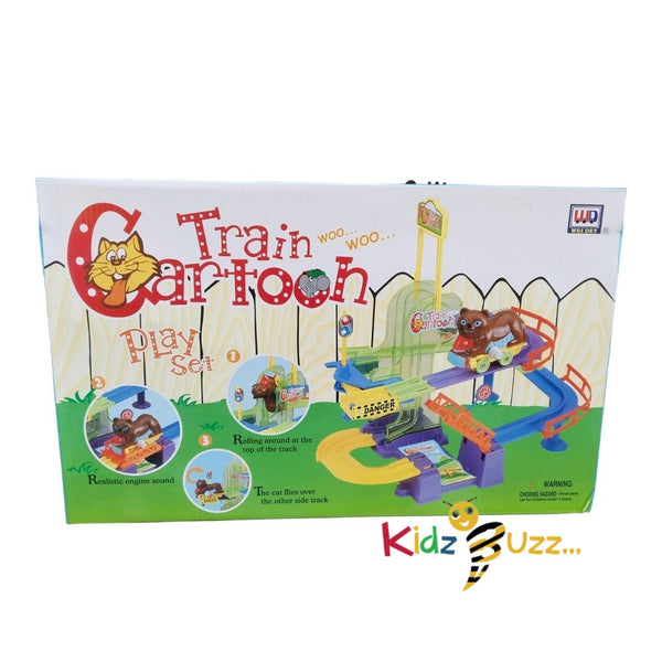 Wow Wow Cartoon Train Toy For Kids