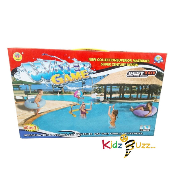Summer Water Game 2-in-1 Basketball Football Set