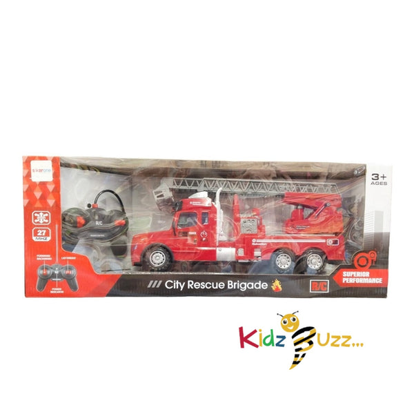 Remote Control City Rescue Truck Toy For Kids