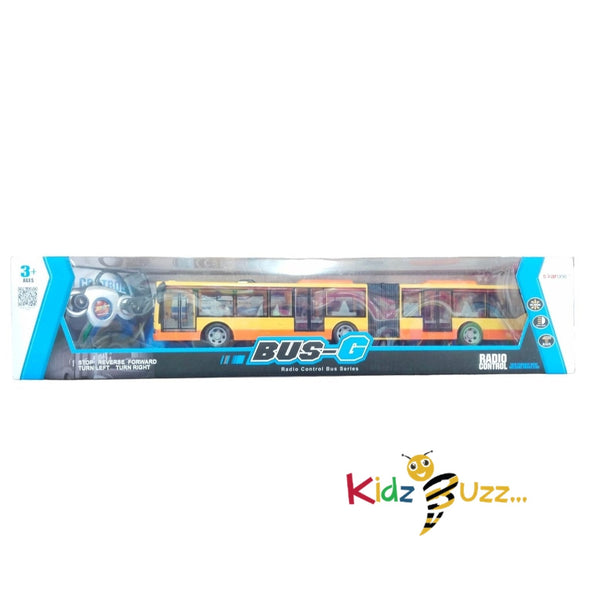 R/C London Bus- G Yellow Tour City Bus Light And Music Bus Kids Toy