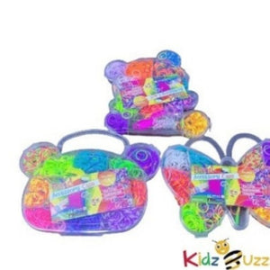 Assorted Design Loom Band- Rainbow Color DIY Loom Band Kit with Colourful Bands