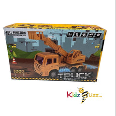 Action Power Truck Toy With Light & Sound Effects