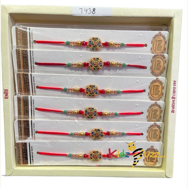 Shre Rakhi 7438 -Traditional Indian Festival Wrist Band