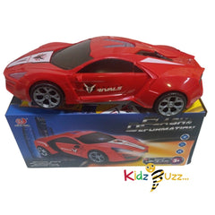 Flash & Deformation Car Toy For Kids