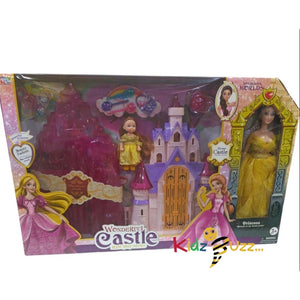 Wonderful Castle Princess Play Set For Girls With Lights & Sound Effect