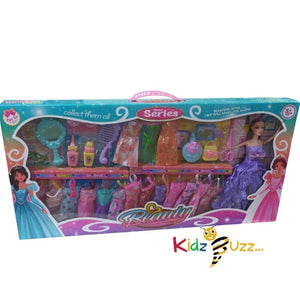 Big Beautyful Style Dress Doll Playset With Beautiful Dress Set