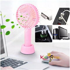 Multi Speed Rechargeable Fans Hand Held or Desktop - Fans ONE Random Send