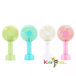 Multi Speed Rechargeable Fans Hand Held or Desktop - Fans (ONE Random Send )