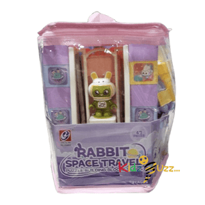 47pcs Rabbit Space Blocks Set
