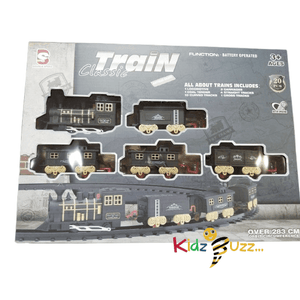 20pcs Classic Rail Train With Light & Sound
