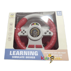 Electric Car Steering Wheel Toy for 2 3 4 Year Old Kids