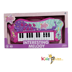 Toys Music World Melody - Piano Toy - Toys for Girls Piano Pink