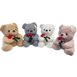 Teddy W/Red Rose