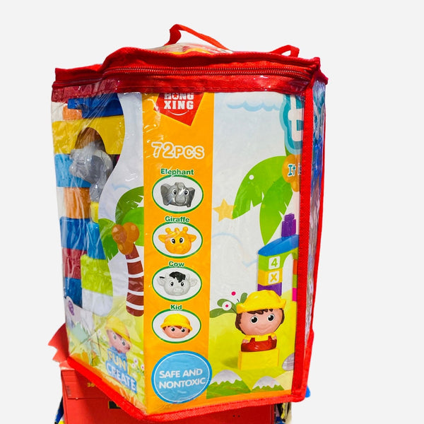 72Pcs Funny Blocks - kidzbuzzz