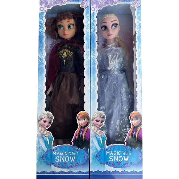 Magic World Snow 55CM ,Elsa and Anna Fashion Doll Gifts for Kids - kidzbuzzz