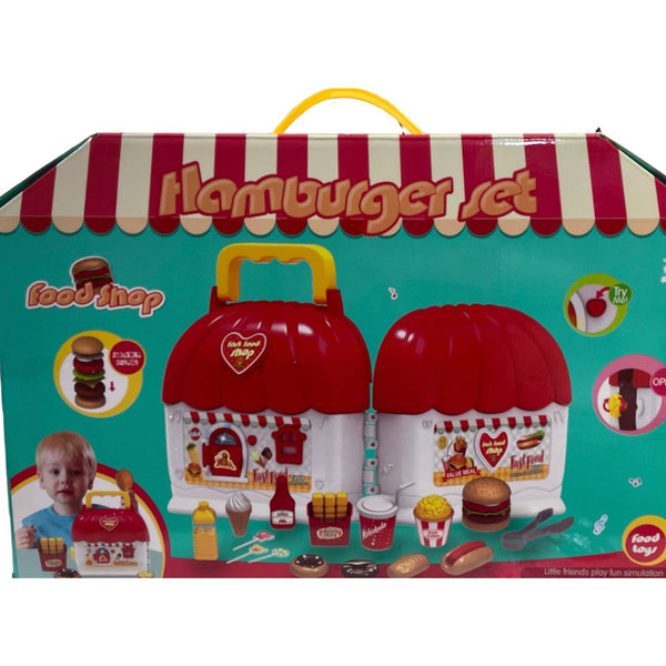 Hamburger Set Food Shop Toy For Kids - kidzbuzzz