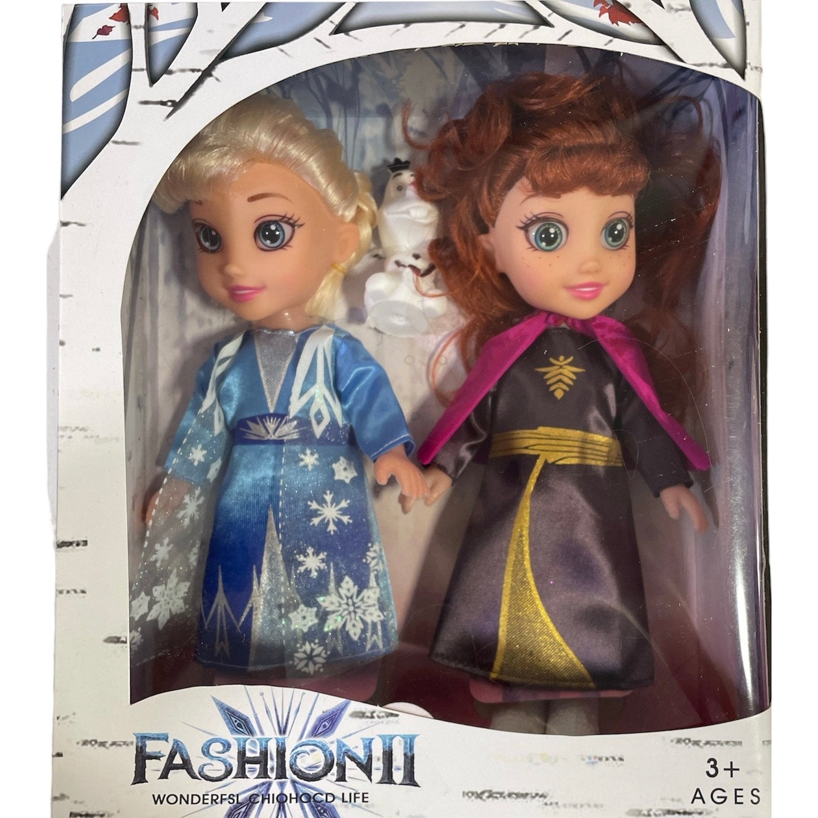 Frozen Happy Together  Elsa and Anna Fashion Doll Gifts for Kids H26 - kidzbuzzz