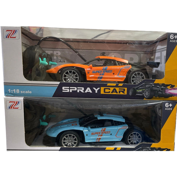 Remote Control 1:18 Spray Car - kidzbuzzz