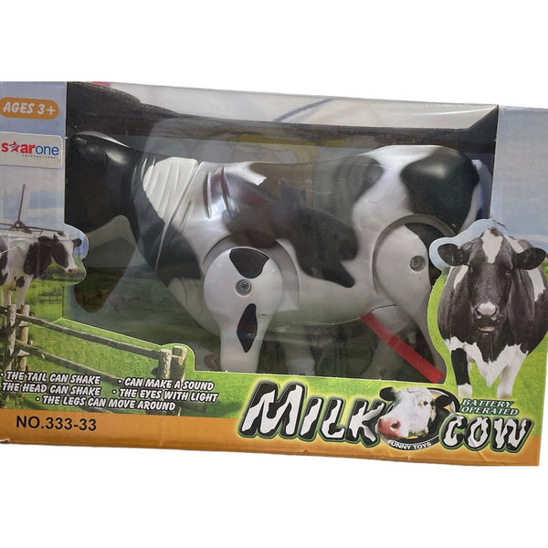 Milky Cow Toy Battery Operated 12 inch - kidzbuzzz