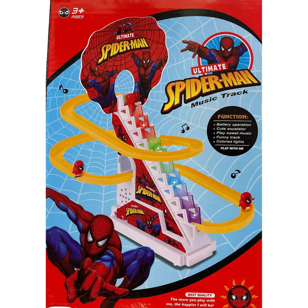 Spiderman Track Set Toy For Kids - kidzbuzzz