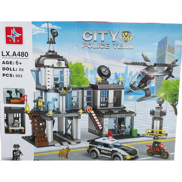 City Police Team LXA480  Block Set Fun Toy For Kids - kidzbuzzz
